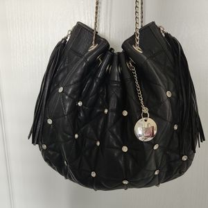 Kenzo bucket bag in leather and Swarovski